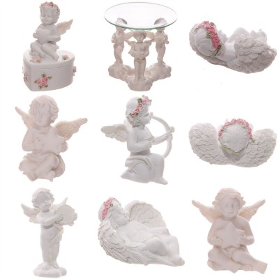 Cute Cherub Wings Collectable Gift Bag Rose Cute Praying Kissing Figurine  5055071639838  282615004078
